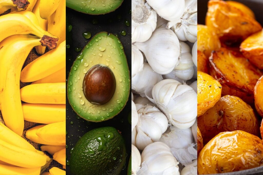 20 foods to eat and watch out for for kidney health Bananas, avocados
